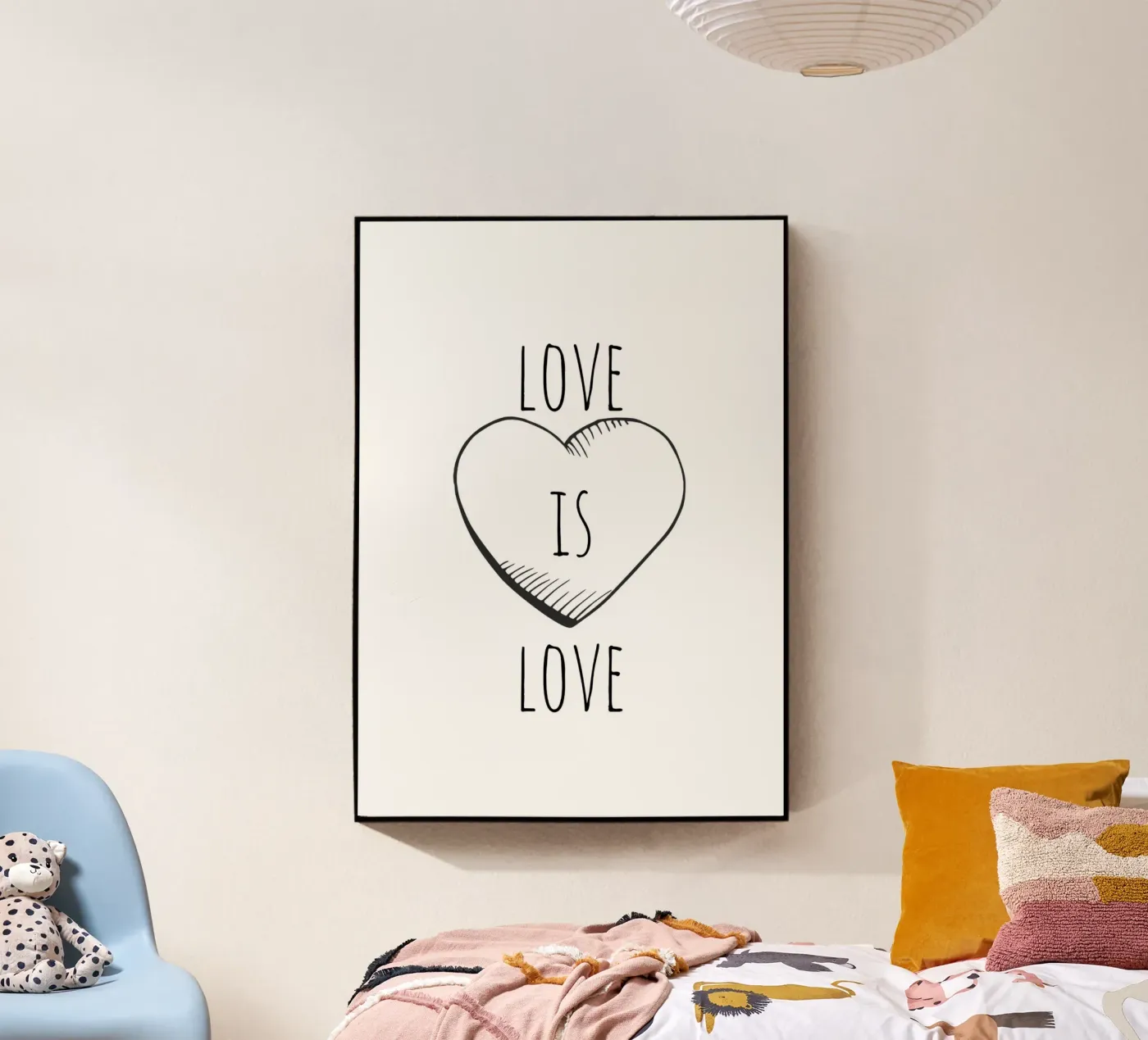 Love is Love plexiglass da Proper job studio