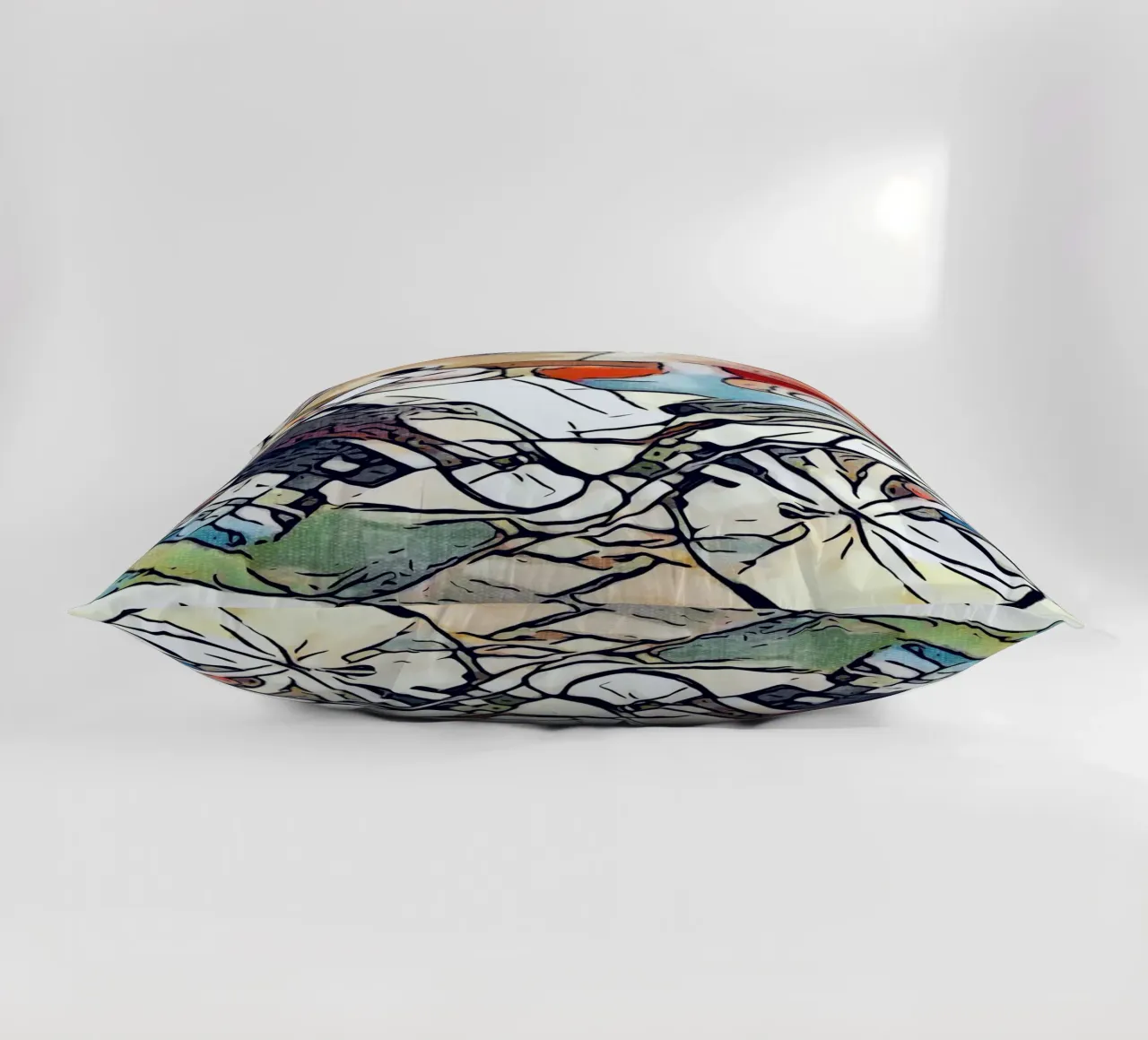 By horse-drawn carriage through Vienna decorative cushion by ZAMART