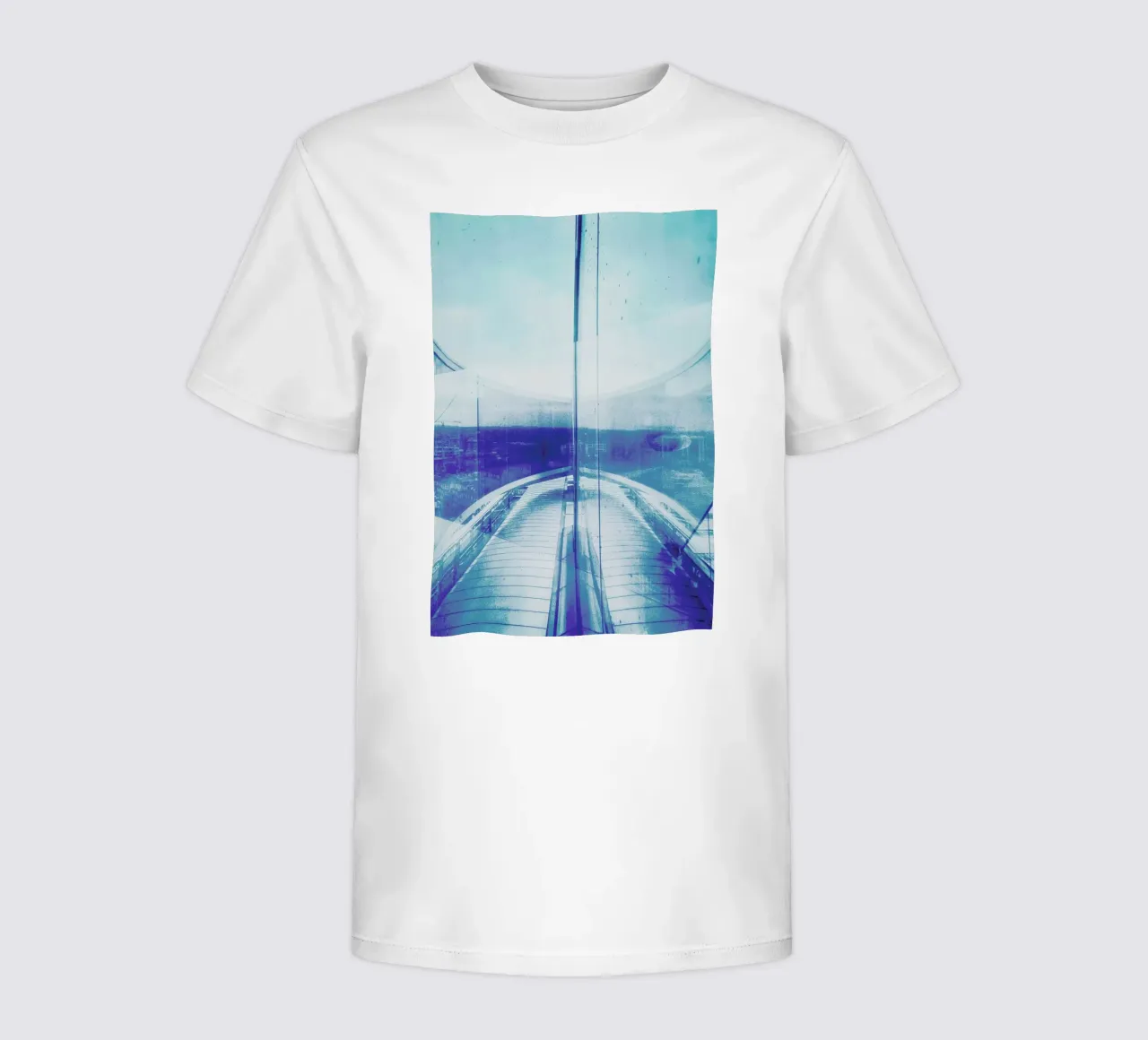 Reflection Blue t-shirt bambini da Maria Sattrup