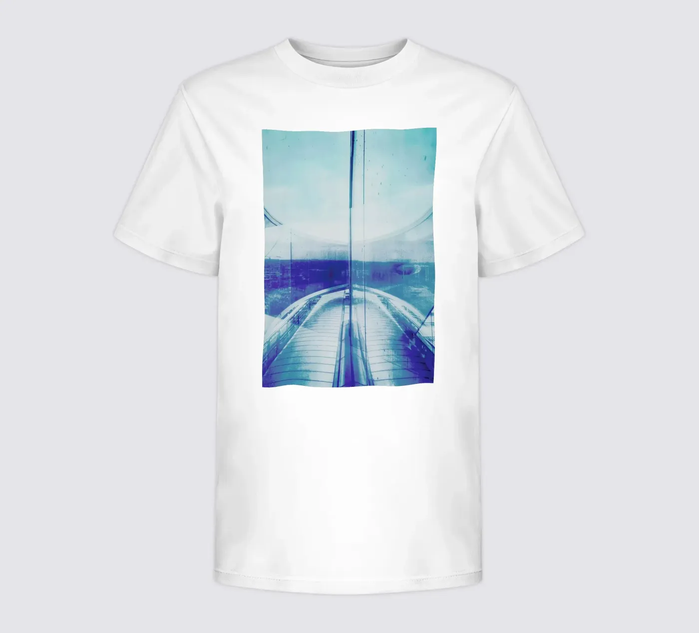 Reflection Blue t-shirt bambini da Maria Sattrup