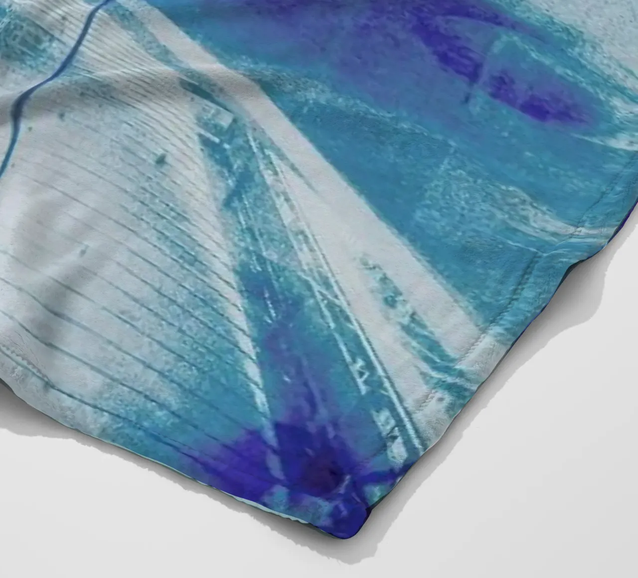 Reflection Blue fleecedeken van Maria Sattrup