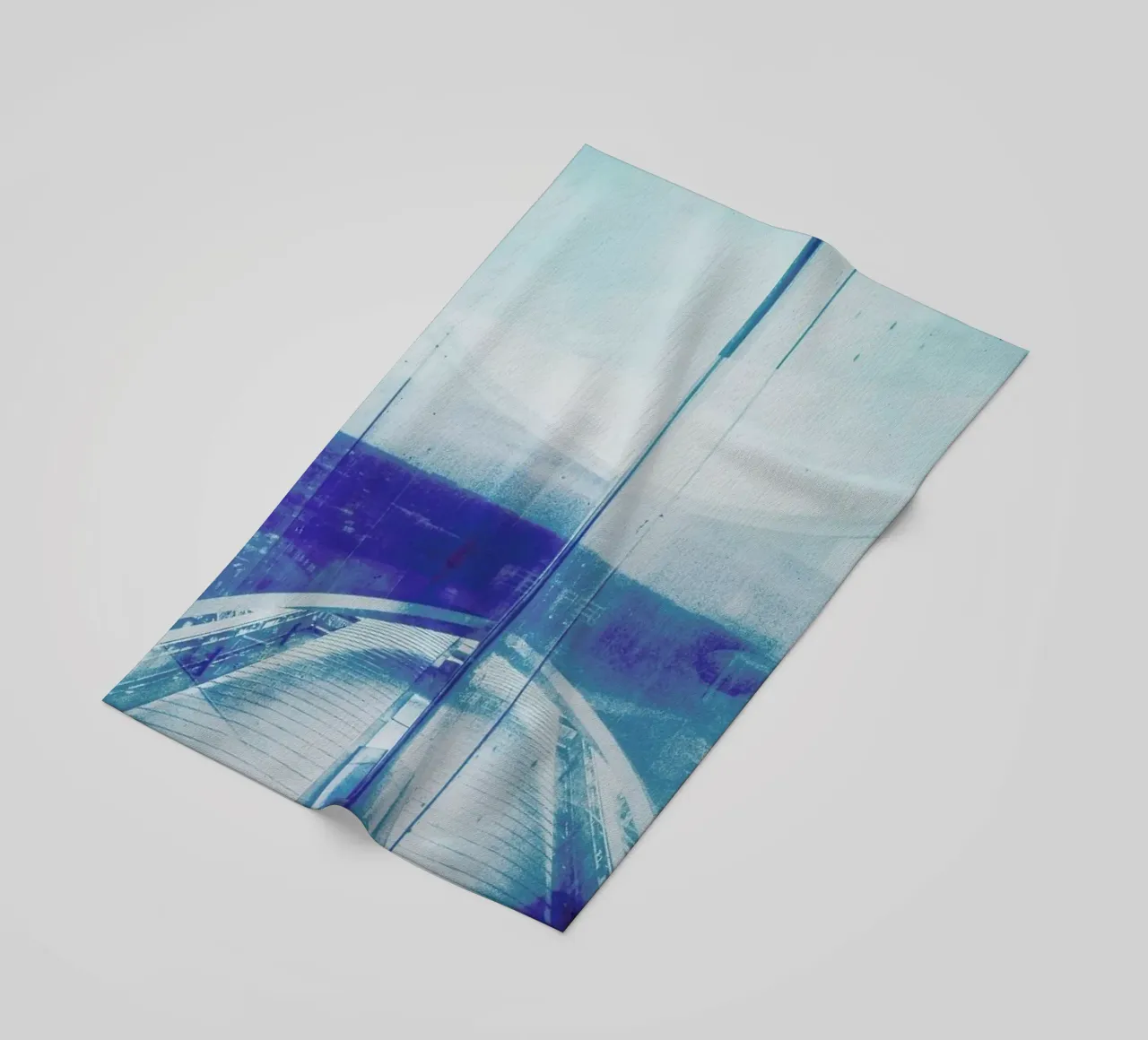 Reflection Blue telo mare da Maria Sattrup