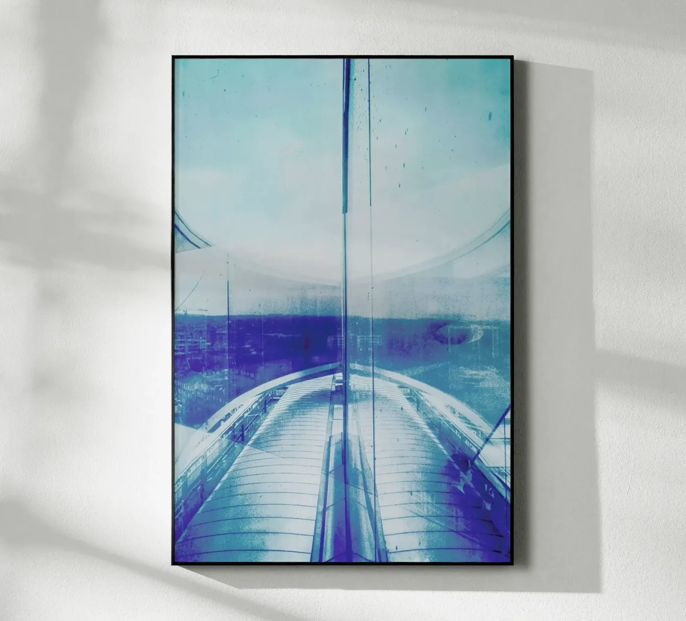 Reflection Blue plexiglas de Maria Sattrup