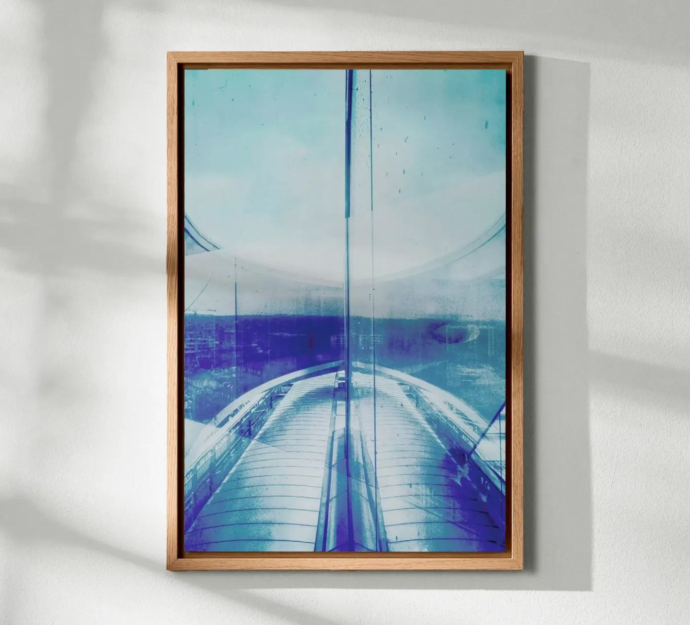 Reflection Blue forex plate by Maria Sattrup