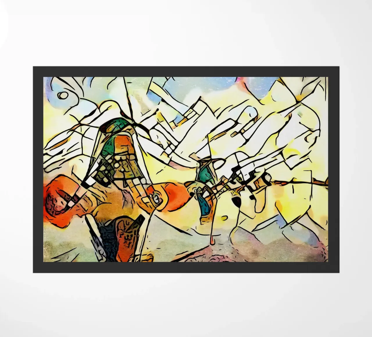 Netherlands, motif 4 doormat by ZAMART