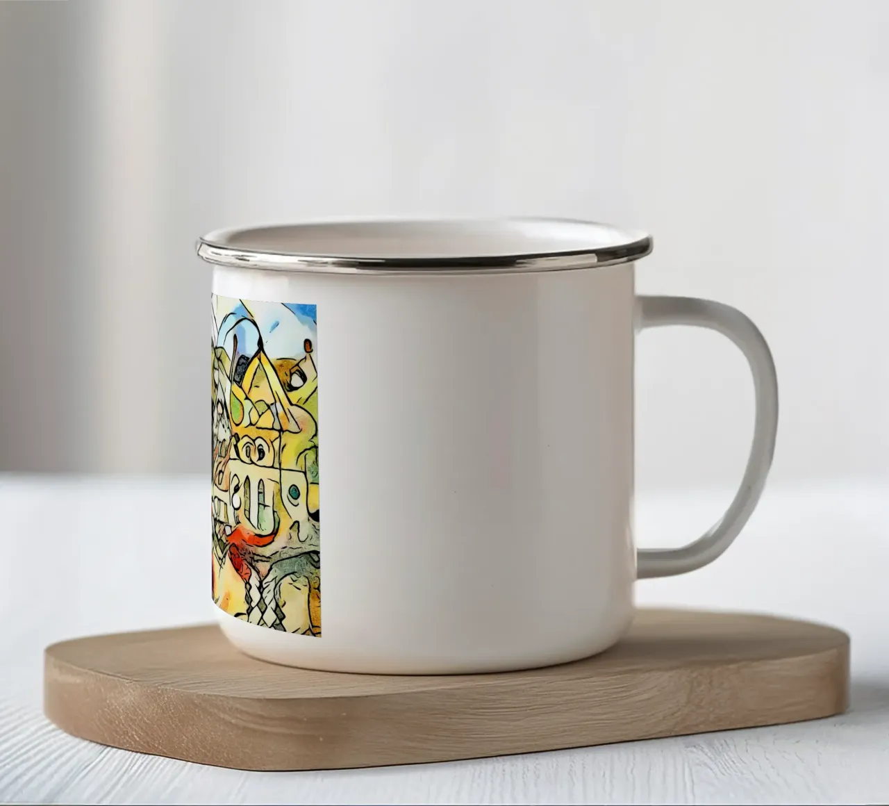 Paesi Bassi, motivo 7 tazza in smalto da ZAMART