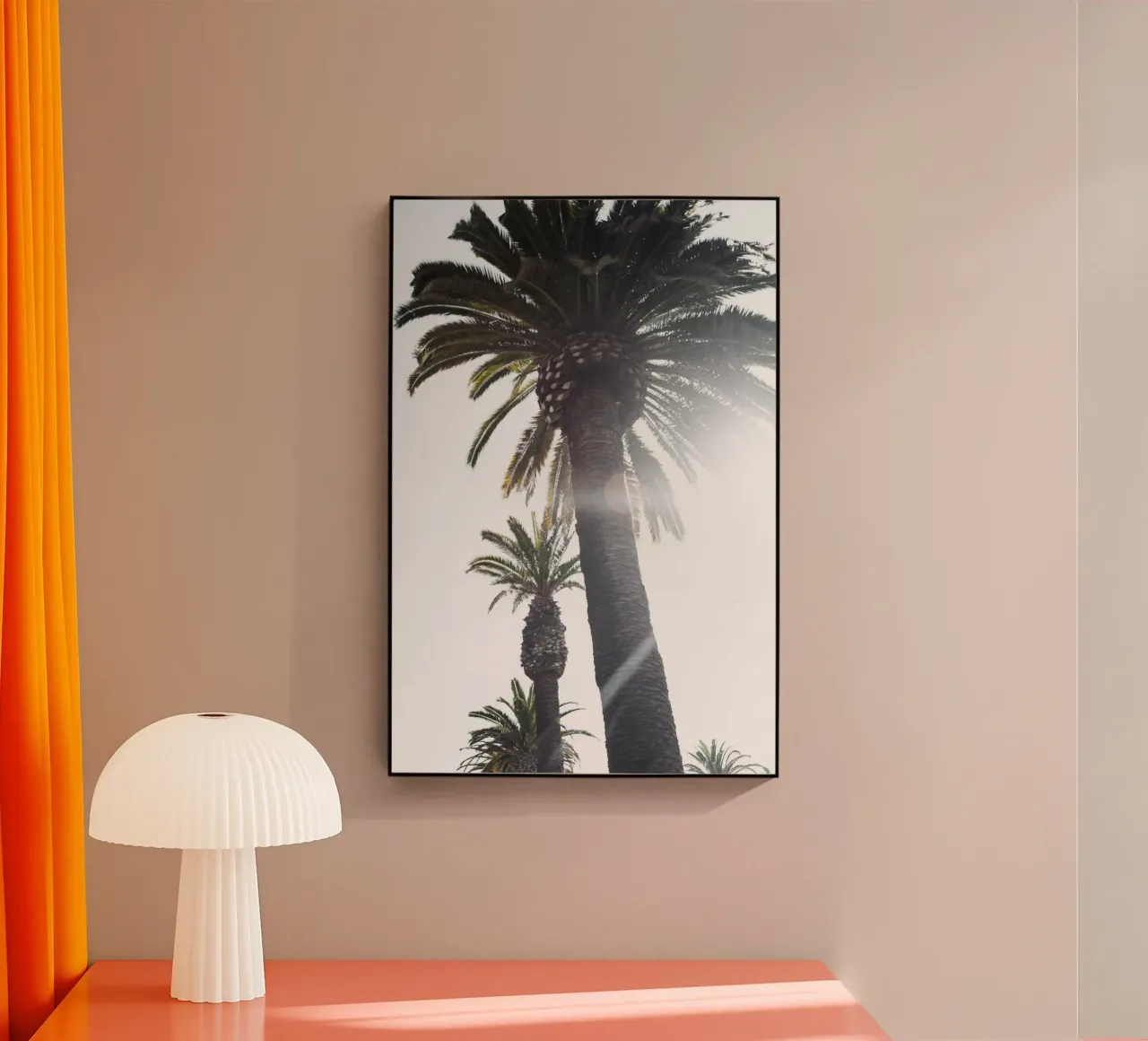 Palm Trees 7 plexiglass da Mareike Böhmer Photography