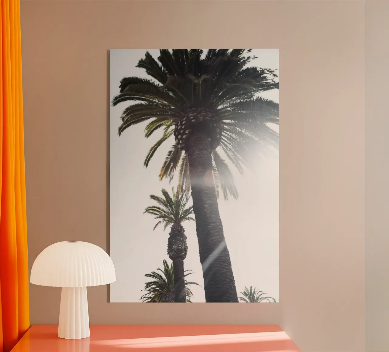 Palm Trees 7 plexiglass da Mareike Böhmer Photography