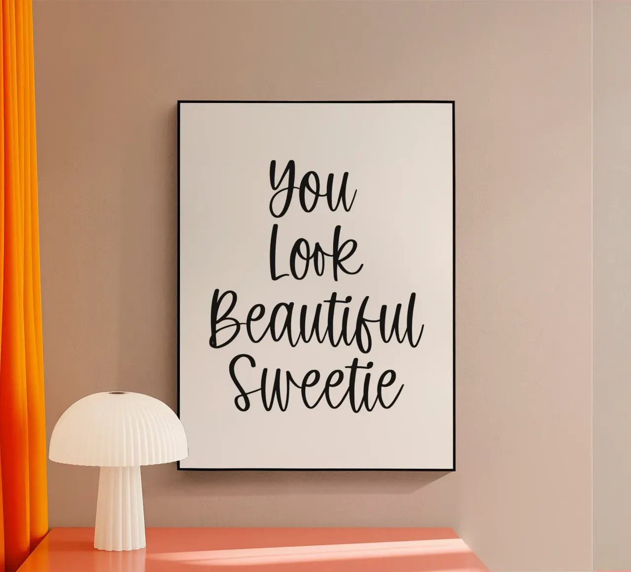 Sei bellissima, tesoro plexiglass da Paigaam Studio