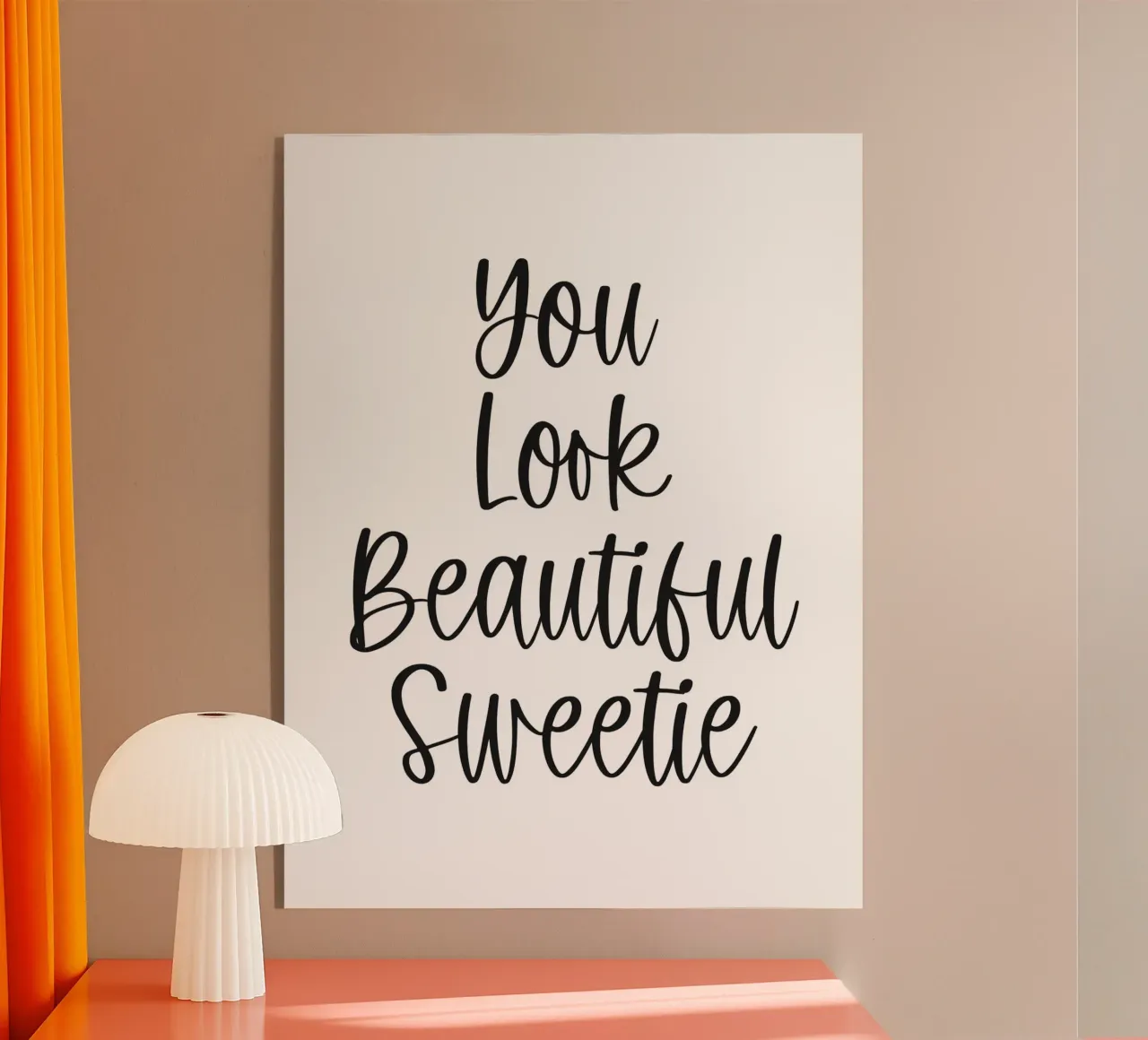 Sei bellissima, tesoro plexiglass da Paigaam Studio