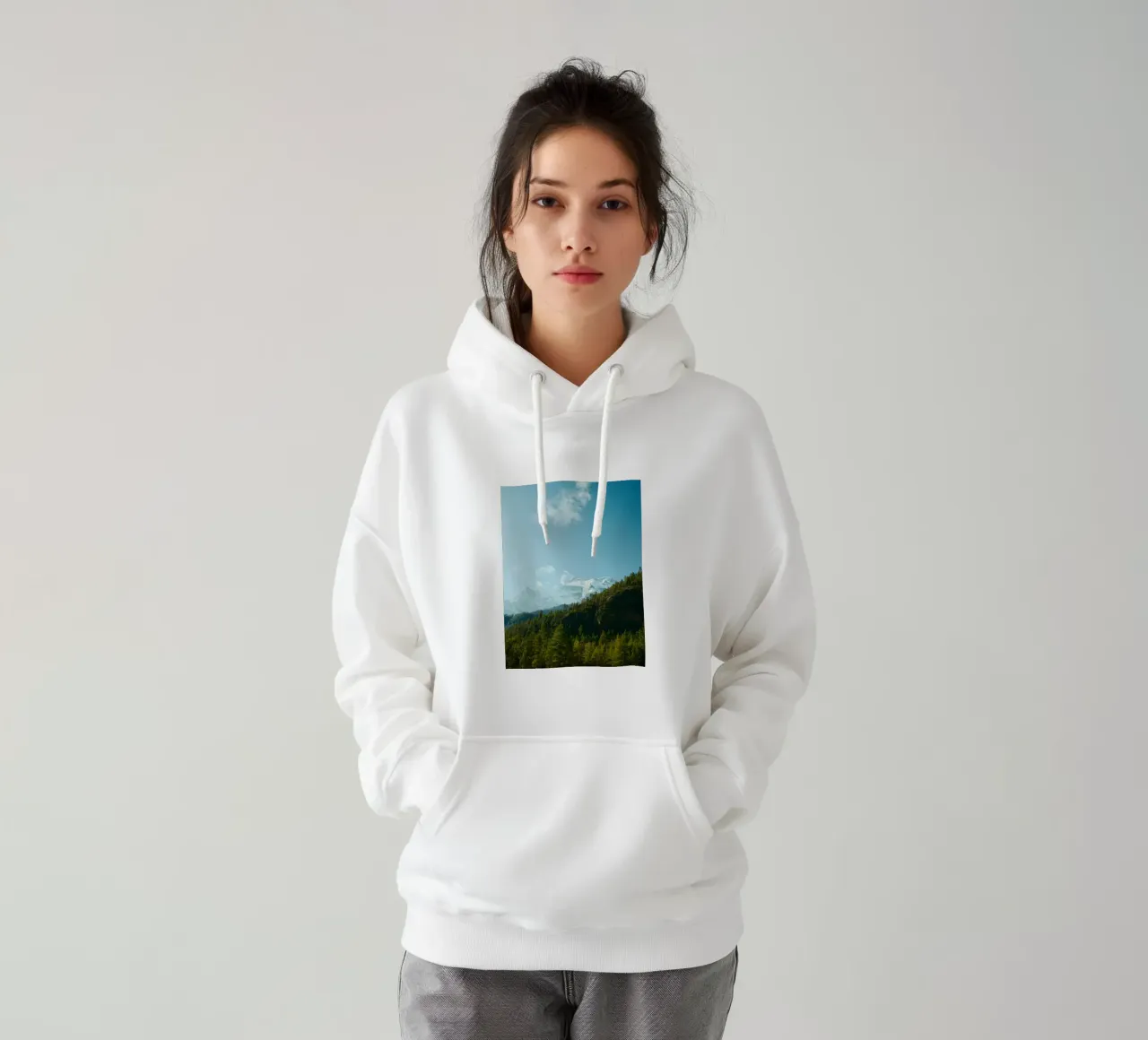 Annapurna Serenity felpa con cappuccio da FujiPrints