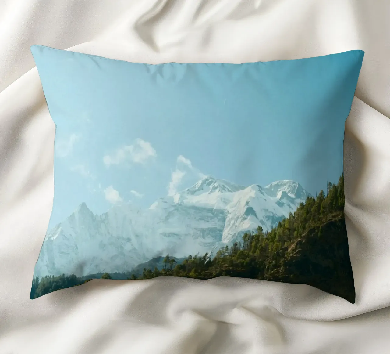 Annapurna Serenity cuscino da FujiPrints