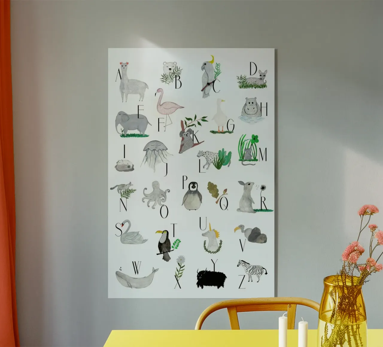 Animals with Letters plexiglass da Atelier Mave