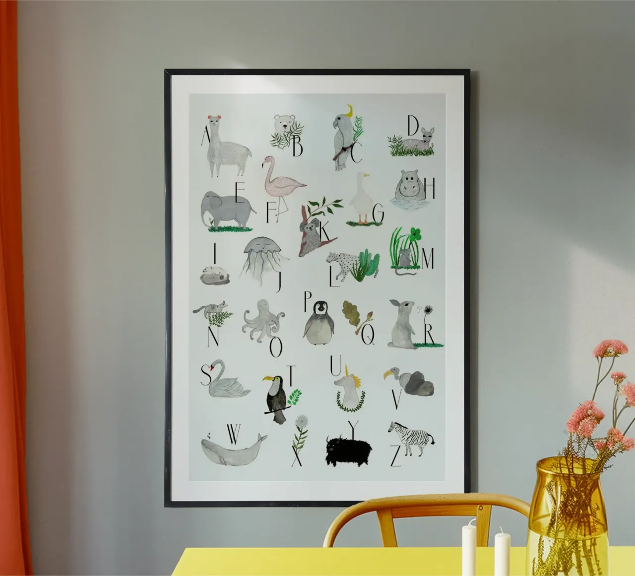 Animals with Letters carta hahnemühle da Atelier Mave