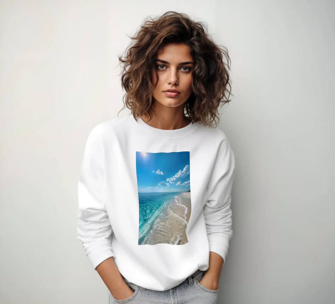 Strand Sweatshirt von Manhmai