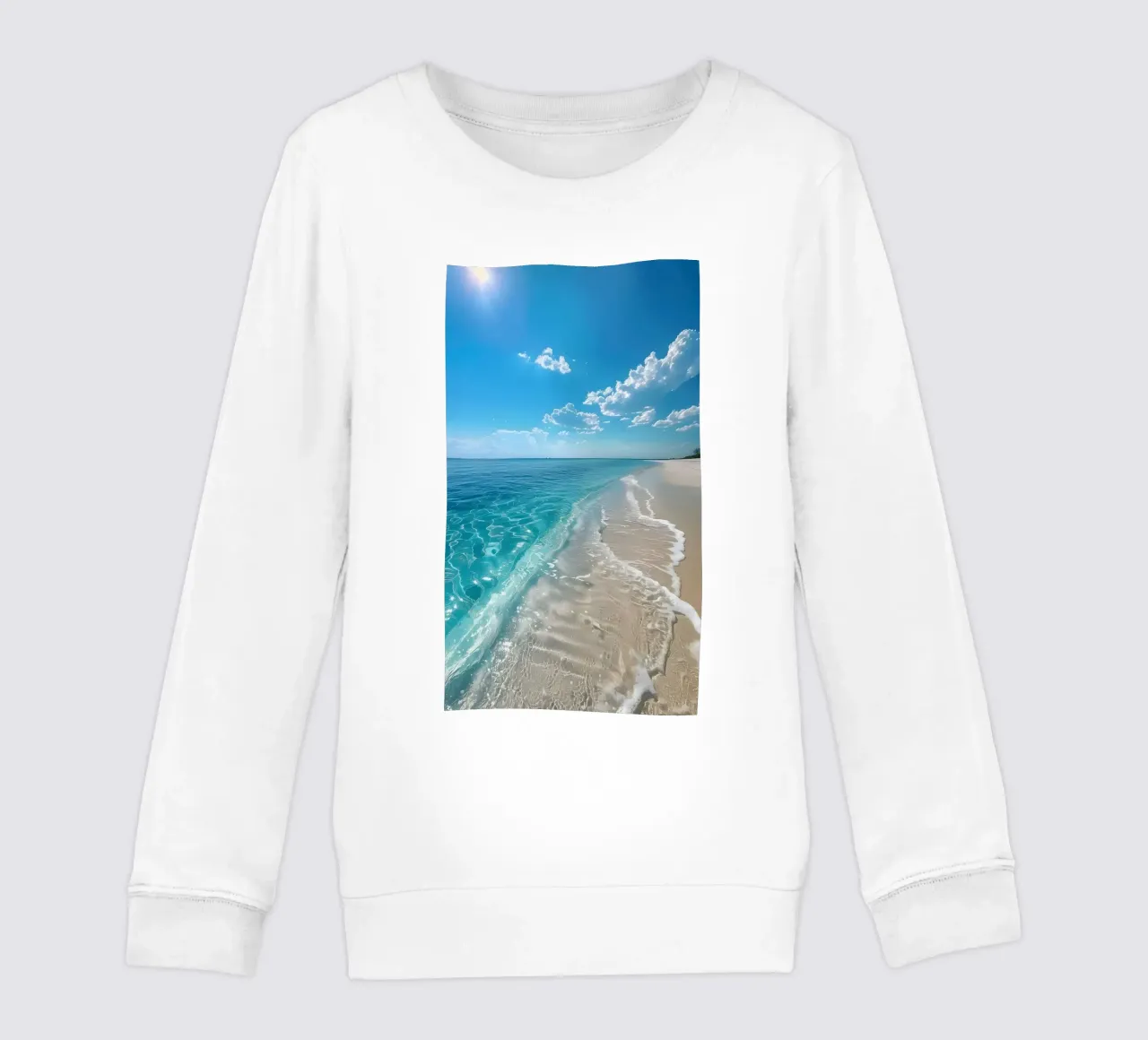 spiaggia felpa bambino da Manhmai
