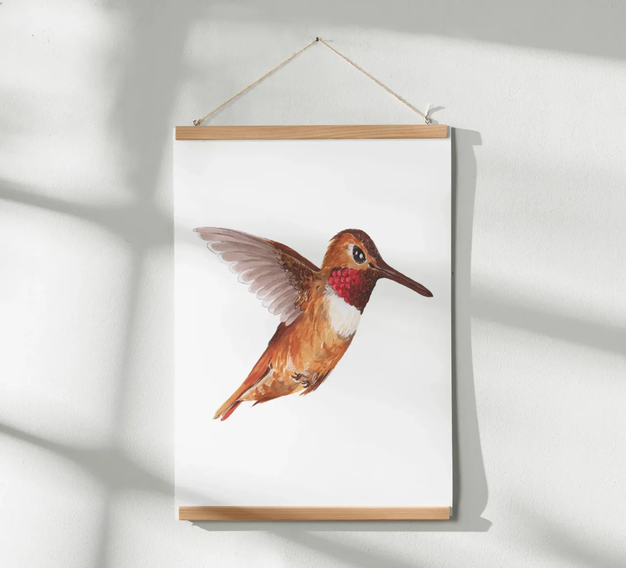 Hummingbird poster da Painted Nature