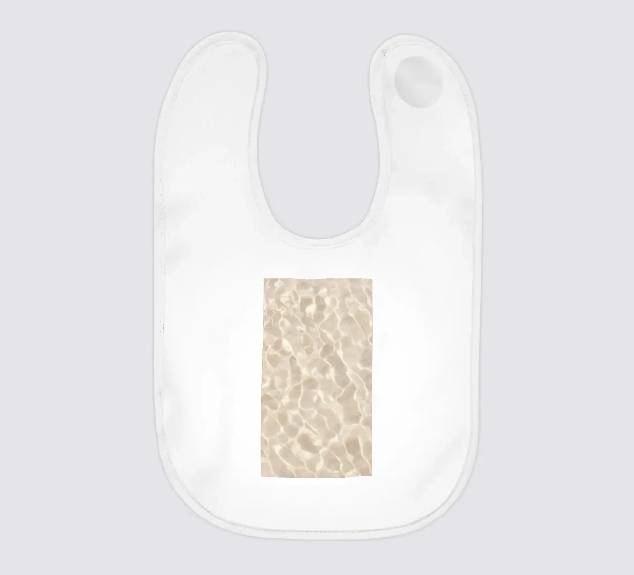 spiaggia beige minimalsm bavaglino da Manhmai