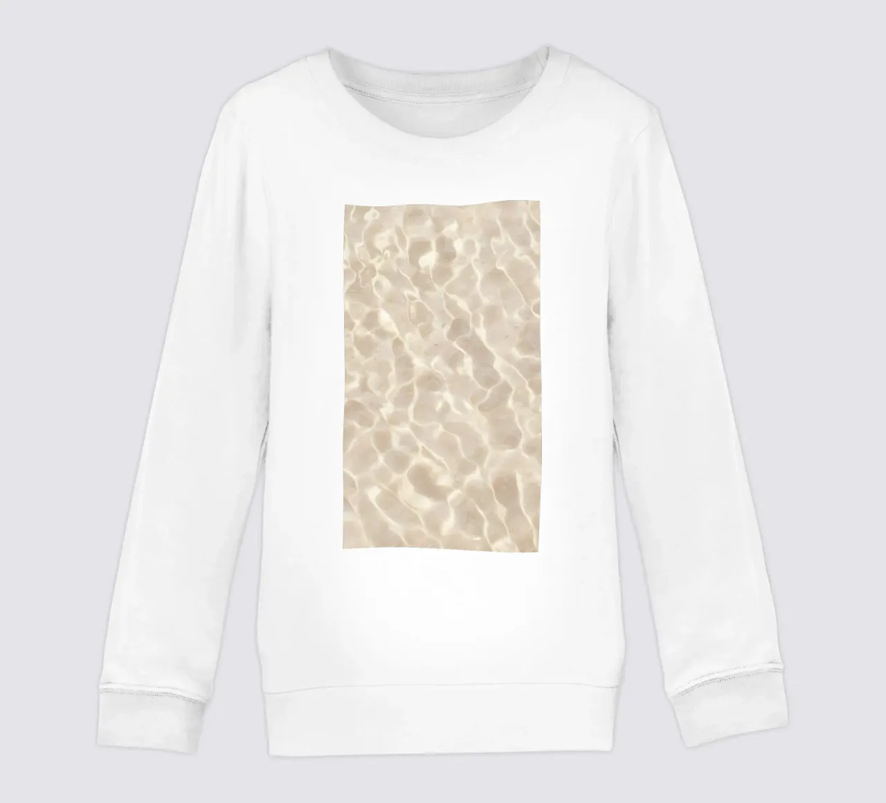 beach beige minimalsm sweat enfant de Manhmai