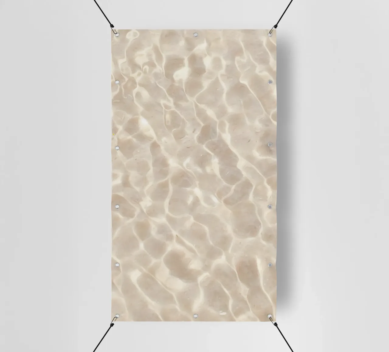 spiaggia beige minimalsm telo in pvc da Manhmai