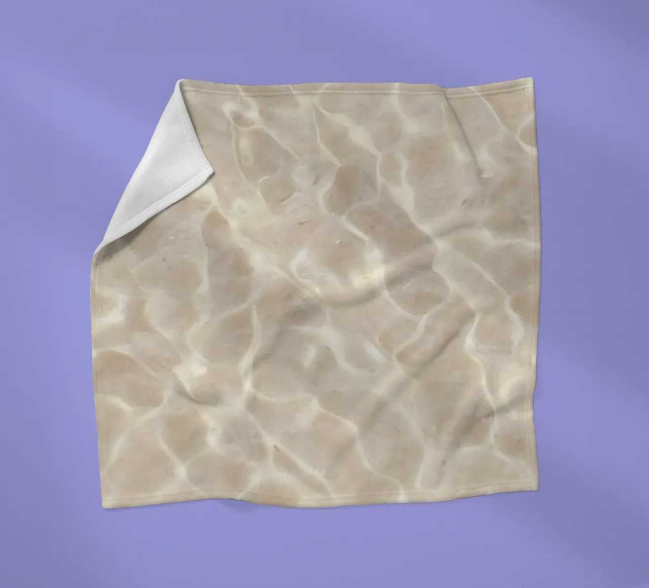 spiaggia beige minimalsm coperta in pile da Manhmai