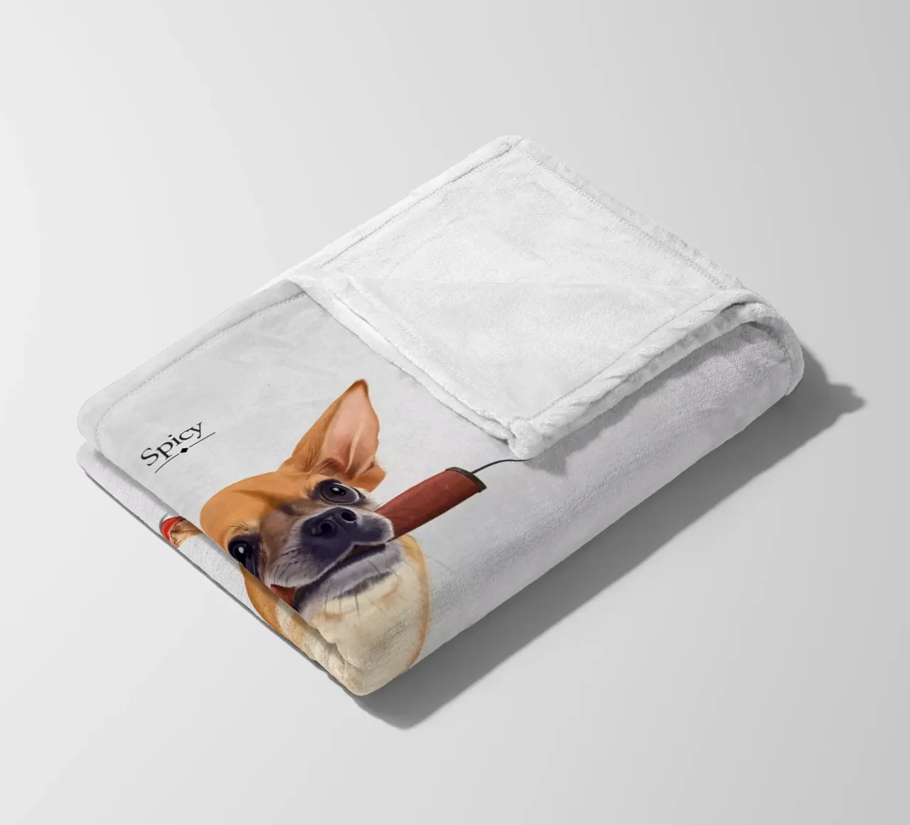 Spicy (Titled) coperta in pile da Rob Art | Illustration