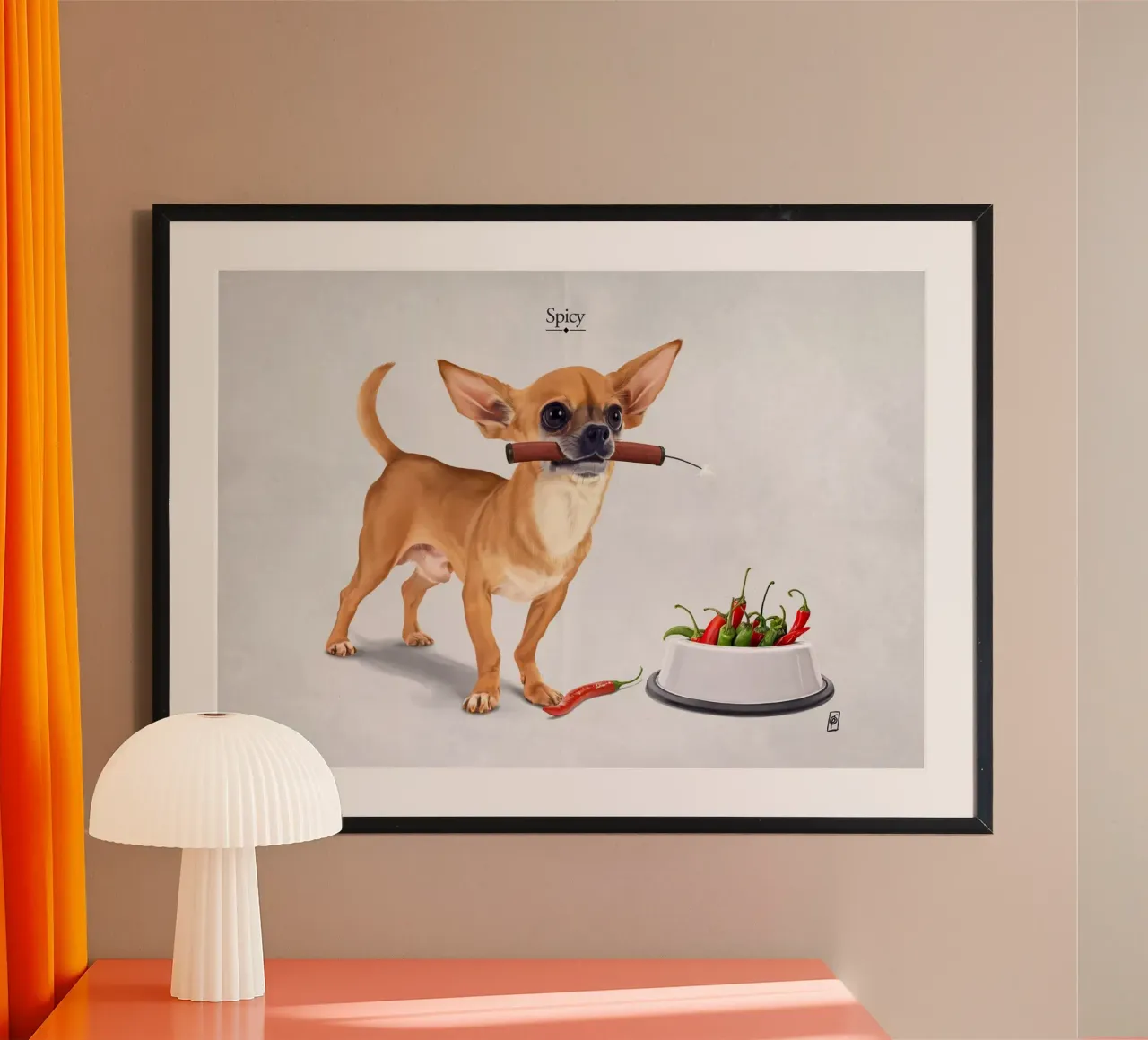 Spicy (Titled) carta hahnemühle da Rob Art | Illustration