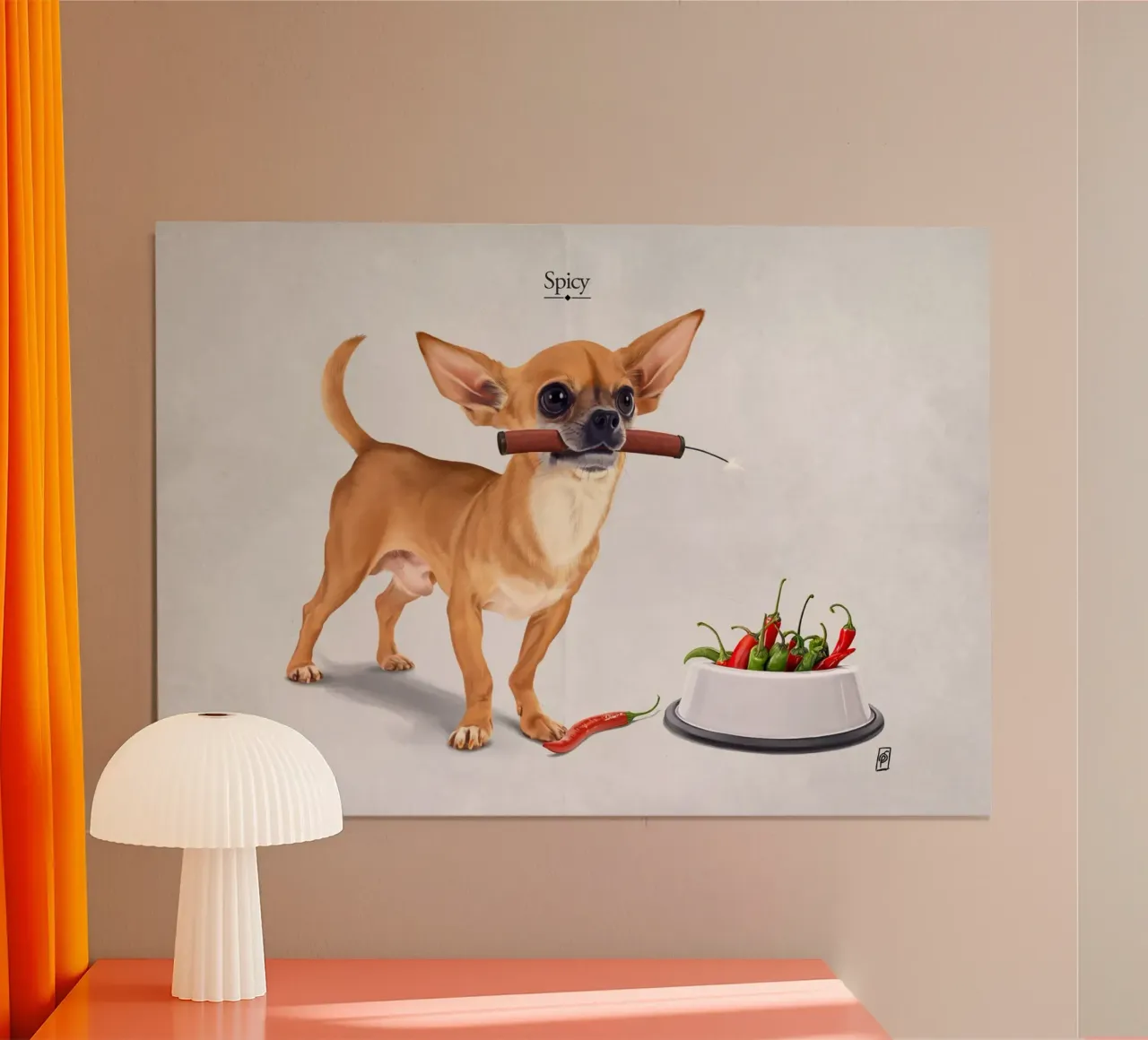 Spicy (Titled) carta hahnemühle da Rob Art | Illustration