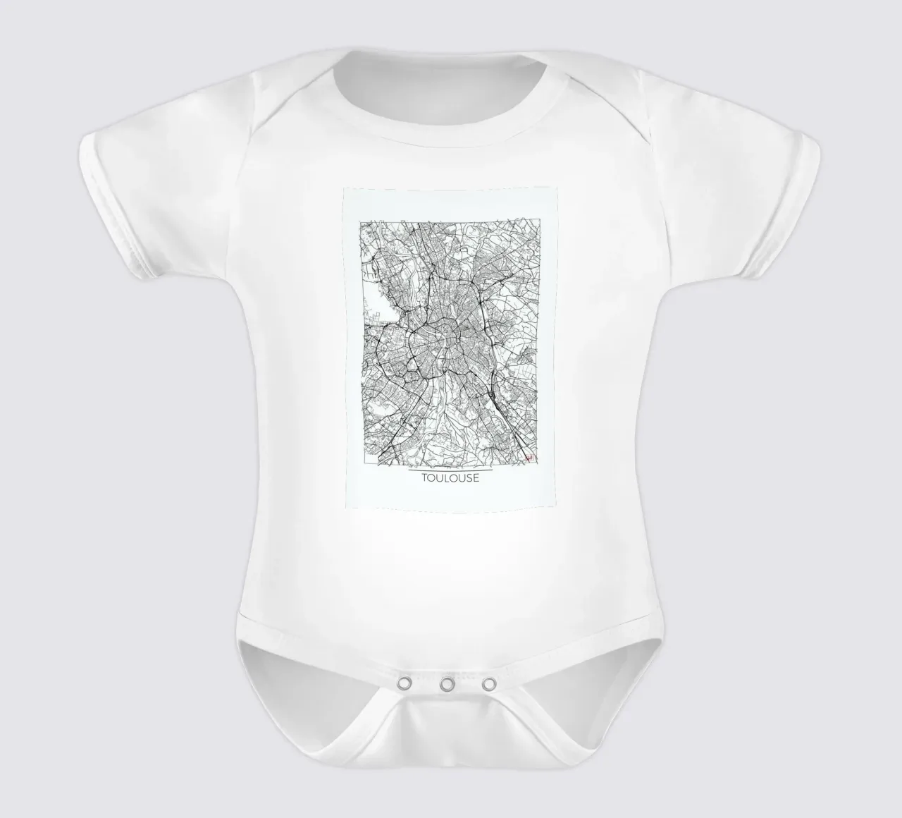 Toulouse Minimal body neonato maniche corte da Hubert Roguski