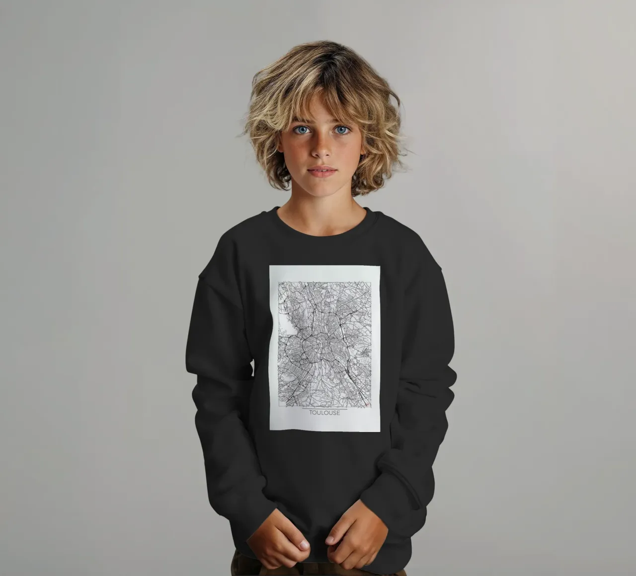 Toulouse Minimal felpa bambino da Hubert Roguski