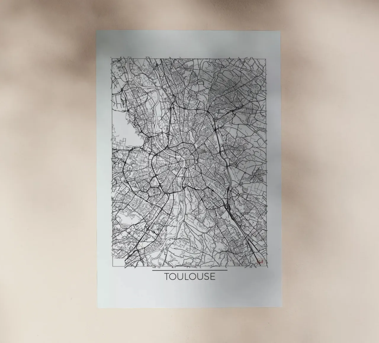 Toulouse Minimal pellicola backlit da Hubert Roguski