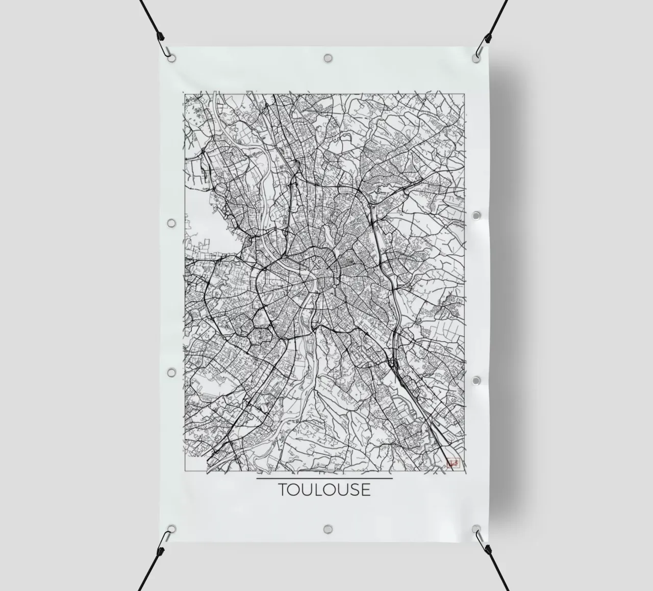 Toulouse Minimal telo in pvc da Hubert Roguski