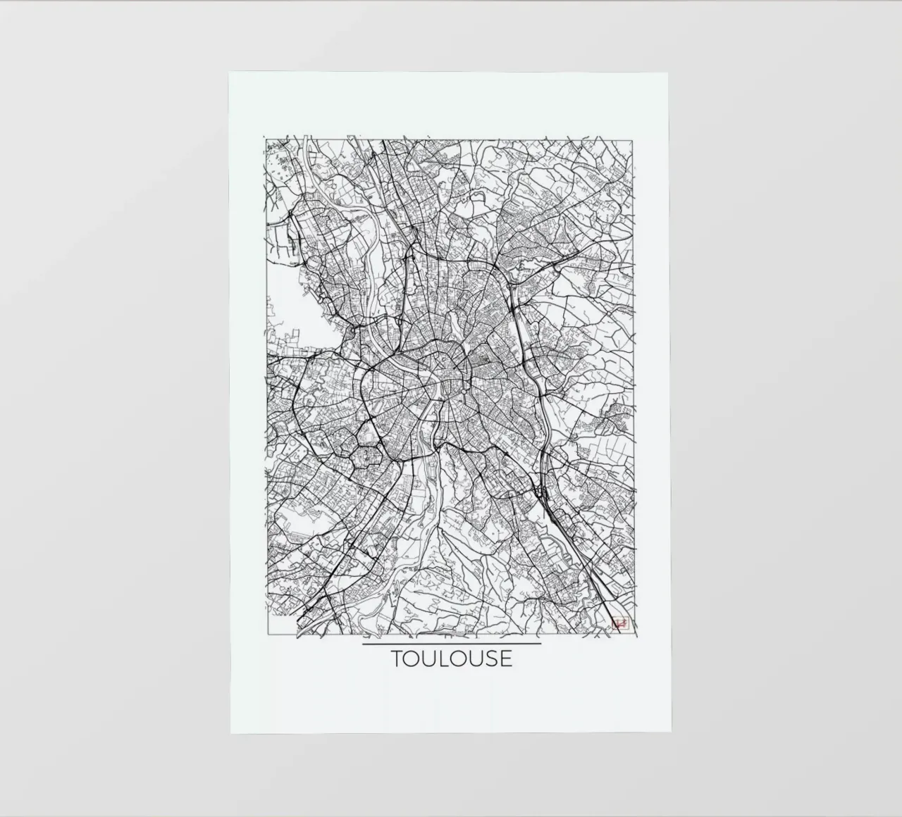 Toulouse Minimal telo in pvc da Hubert Roguski