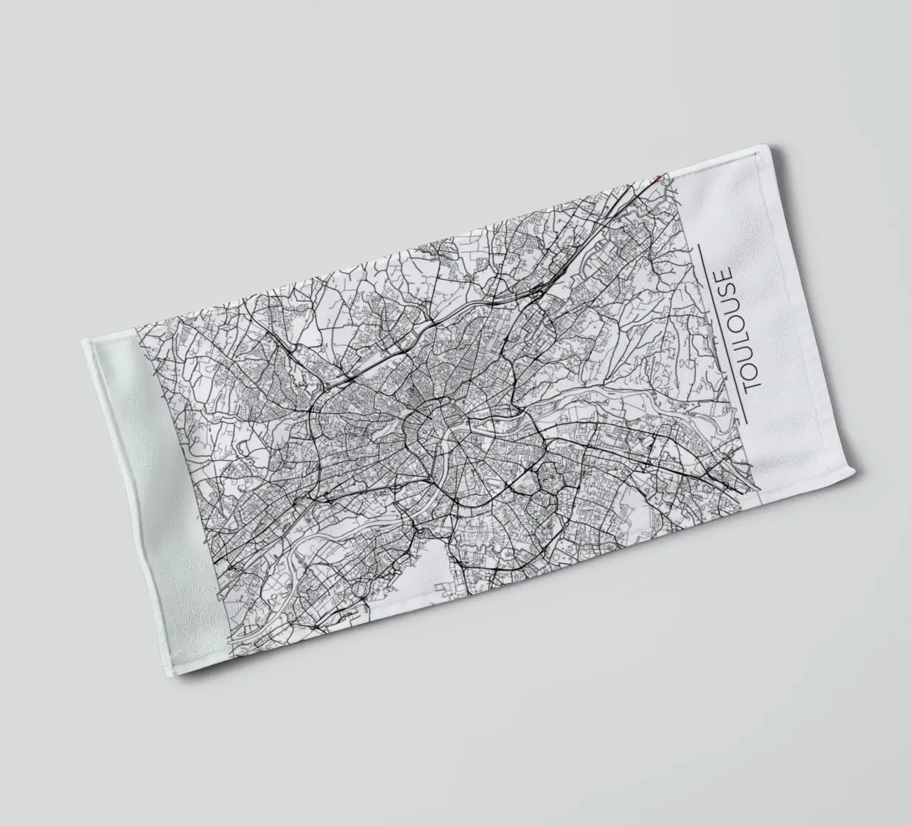 Toulouse Minimal Handtuch von Hubert Roguski