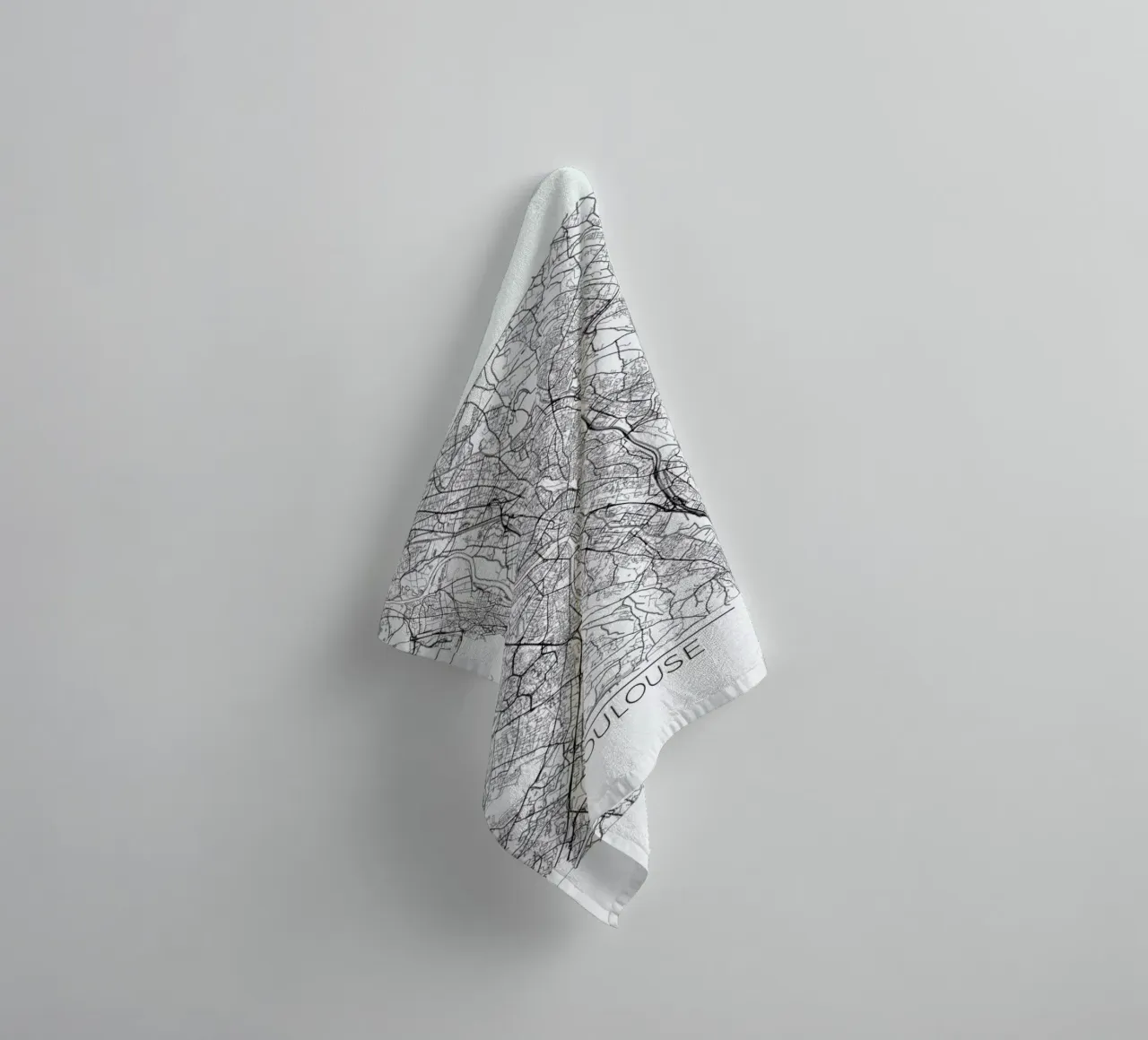 Toulouse Minimal Handtuch von Hubert Roguski