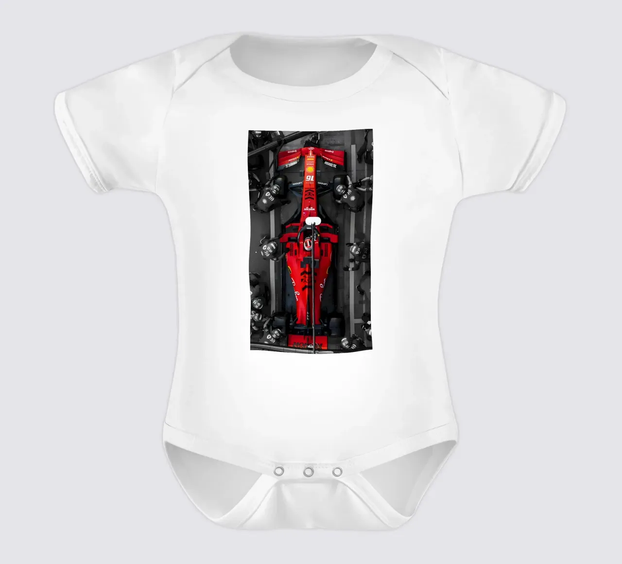 Auto F1.png body neonato maniche corte da Manhmai