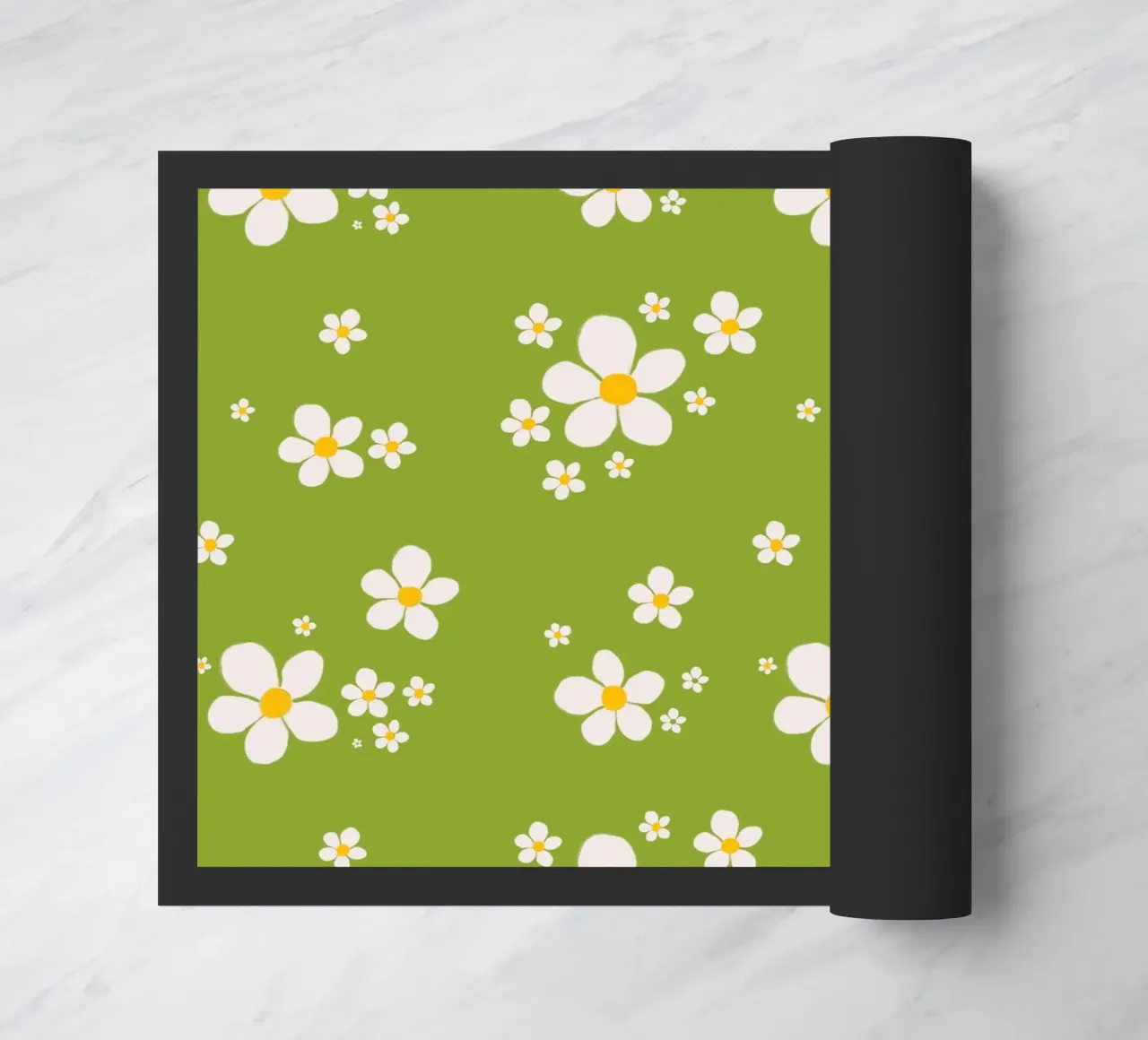 Daisy retro spring pattern zerbino da Studio Patruschka