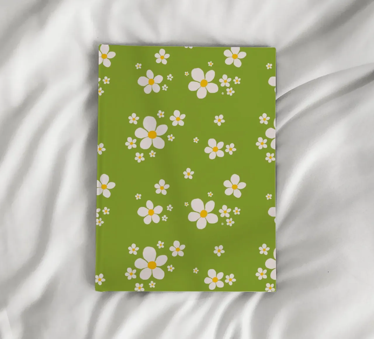 Motivo primaverile retrò a margherita diario da Studio Patruschka