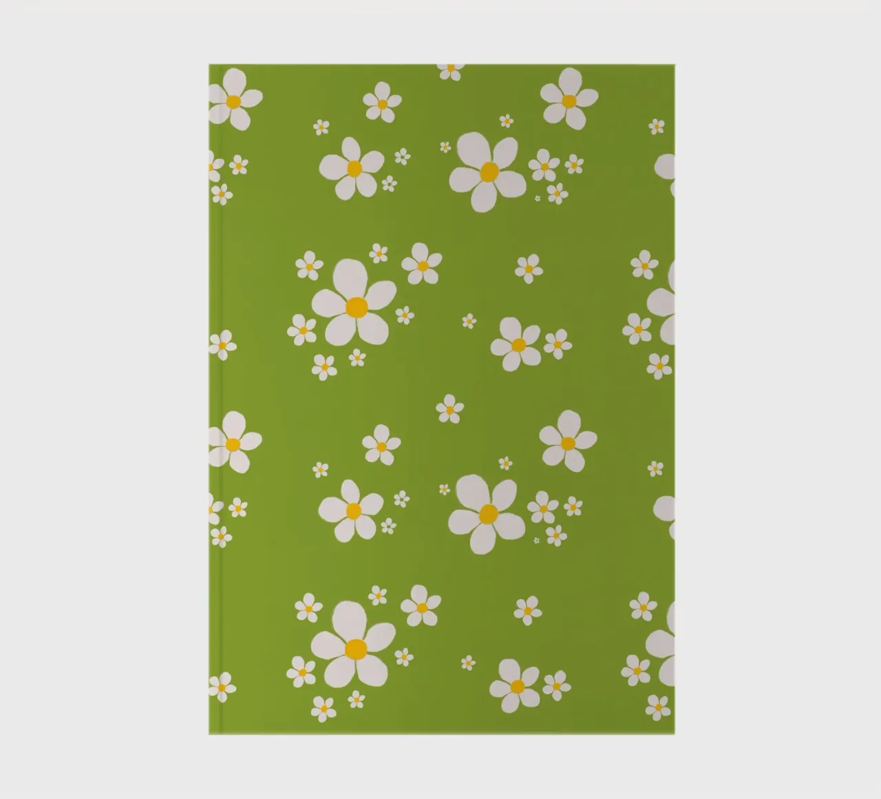 Motivo primaverile retrò a margherita diario da Studio Patruschka