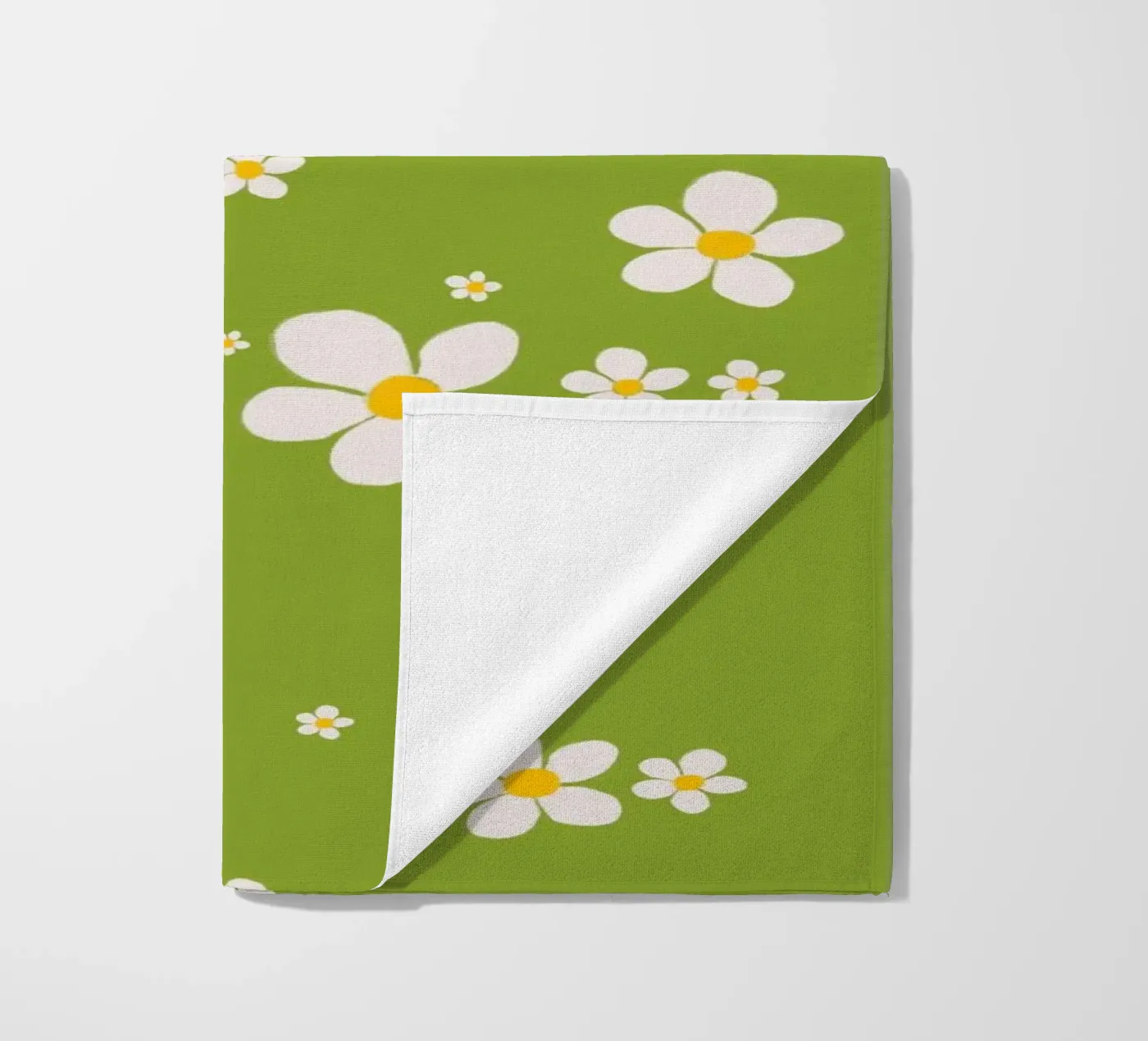 Daisy retro spring pattern telo mare da Studio Patruschka