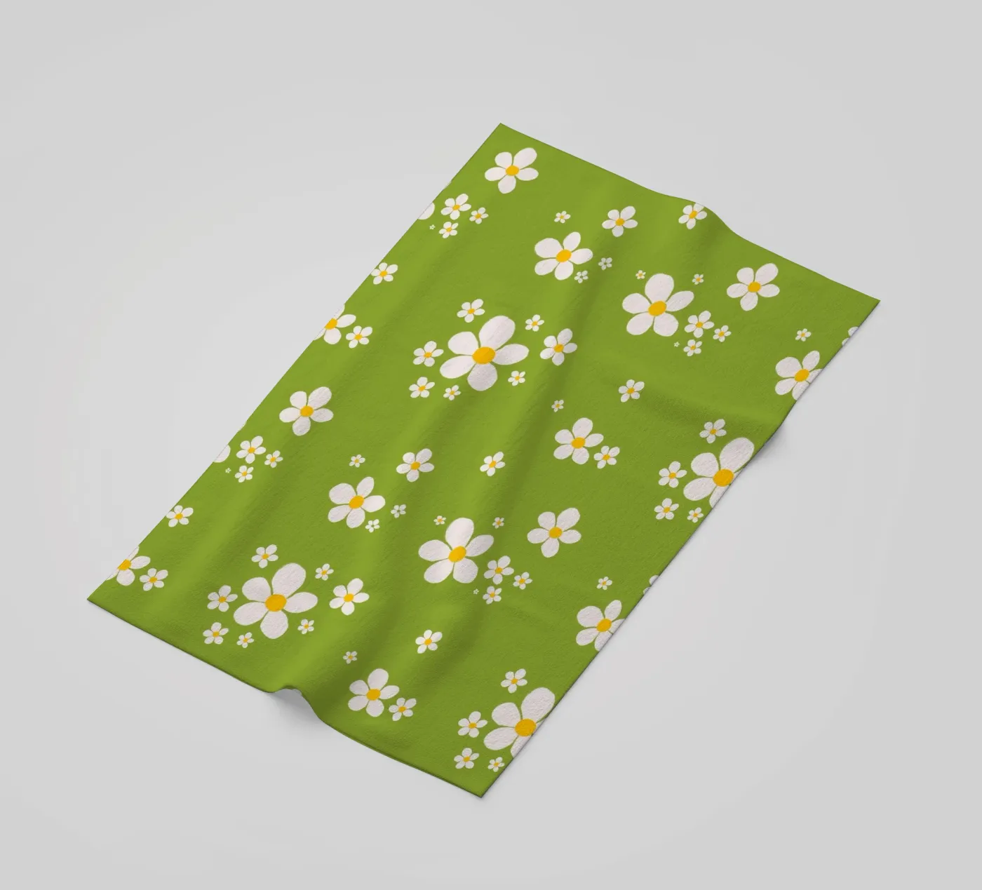 Daisy retro spring pattern telo mare da Studio Patruschka