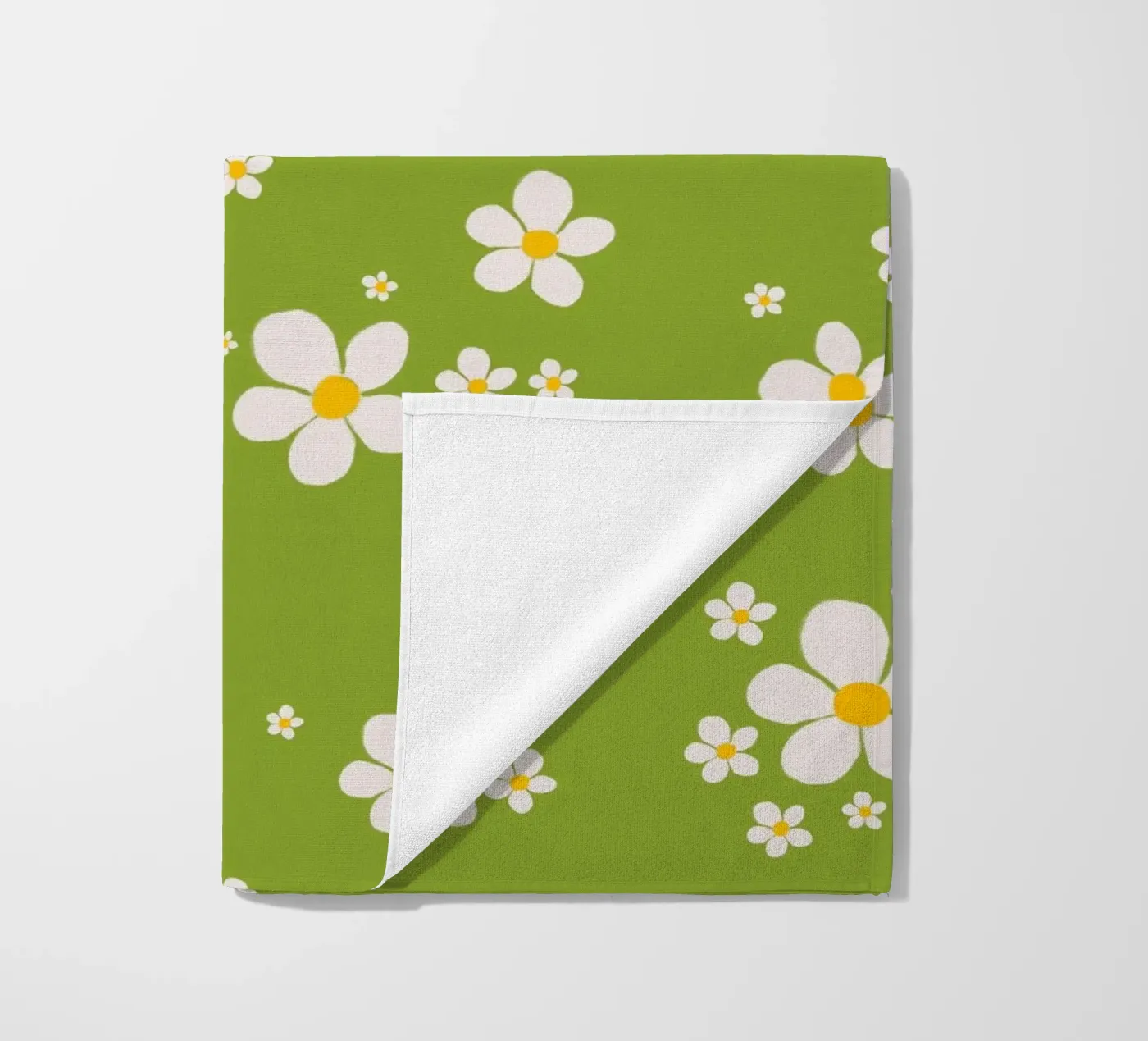 Daisy retro spring pattern telo mare da Studio Patruschka