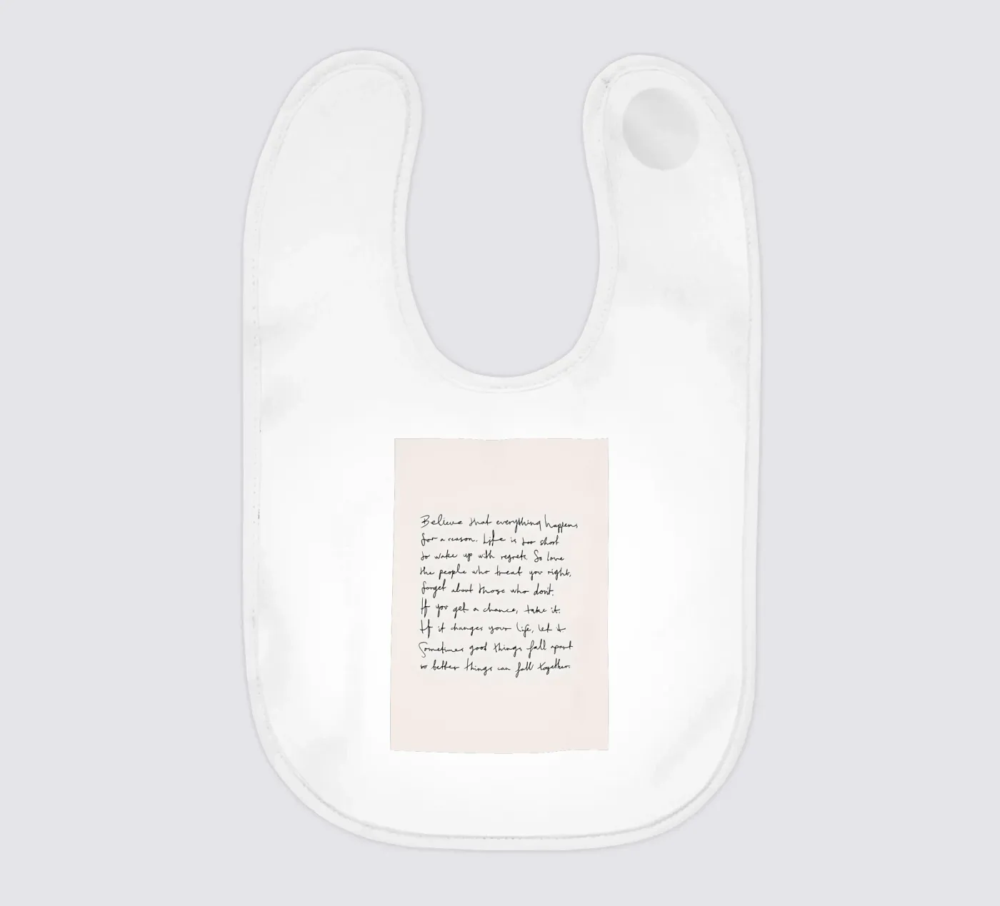 Credere bavaglino da mitaco