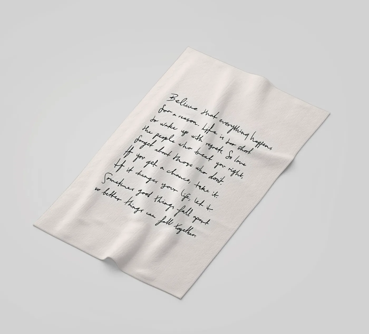 Geloof strandhanddoek van mitaco
