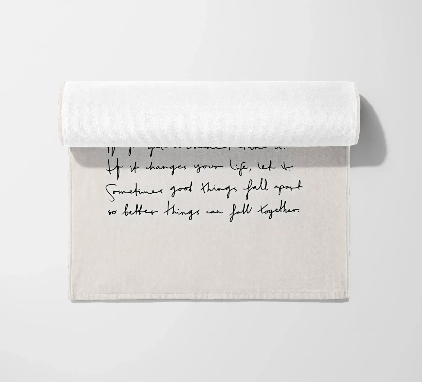 Geloof strandhanddoek van mitaco