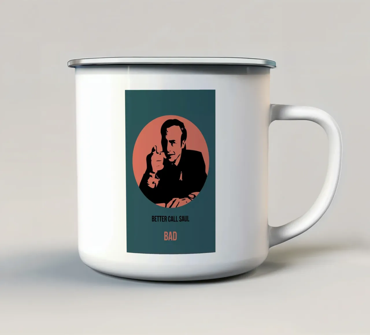 Bad Poster 6 tazza in smalto da Naxart