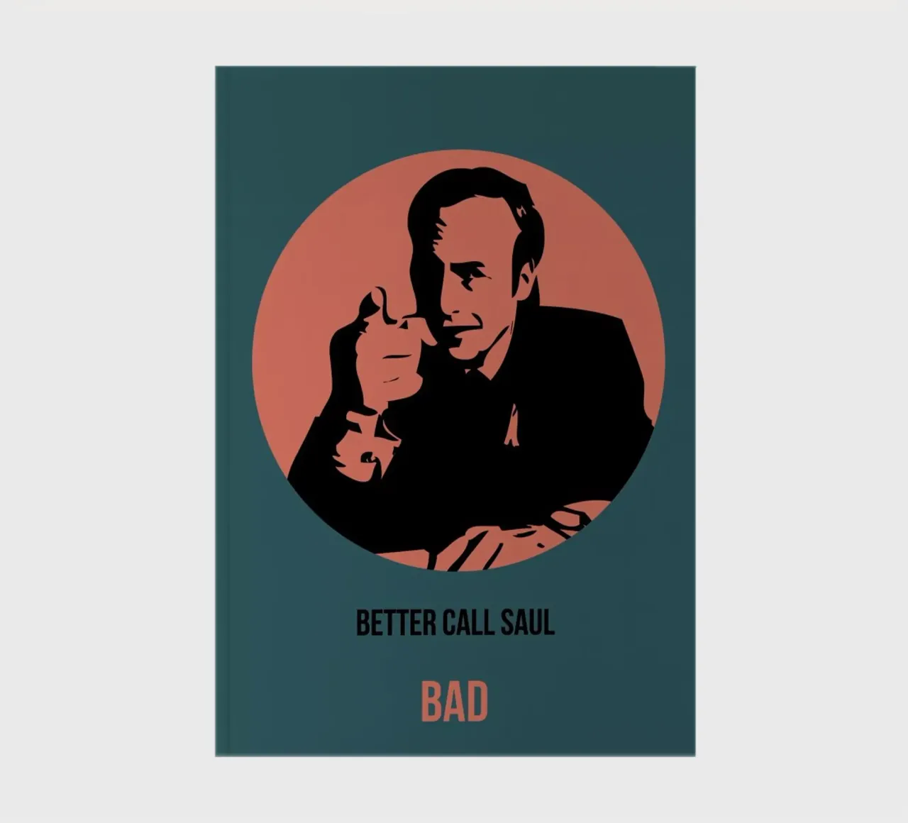 Bad Poster 6 notebook by Naxart