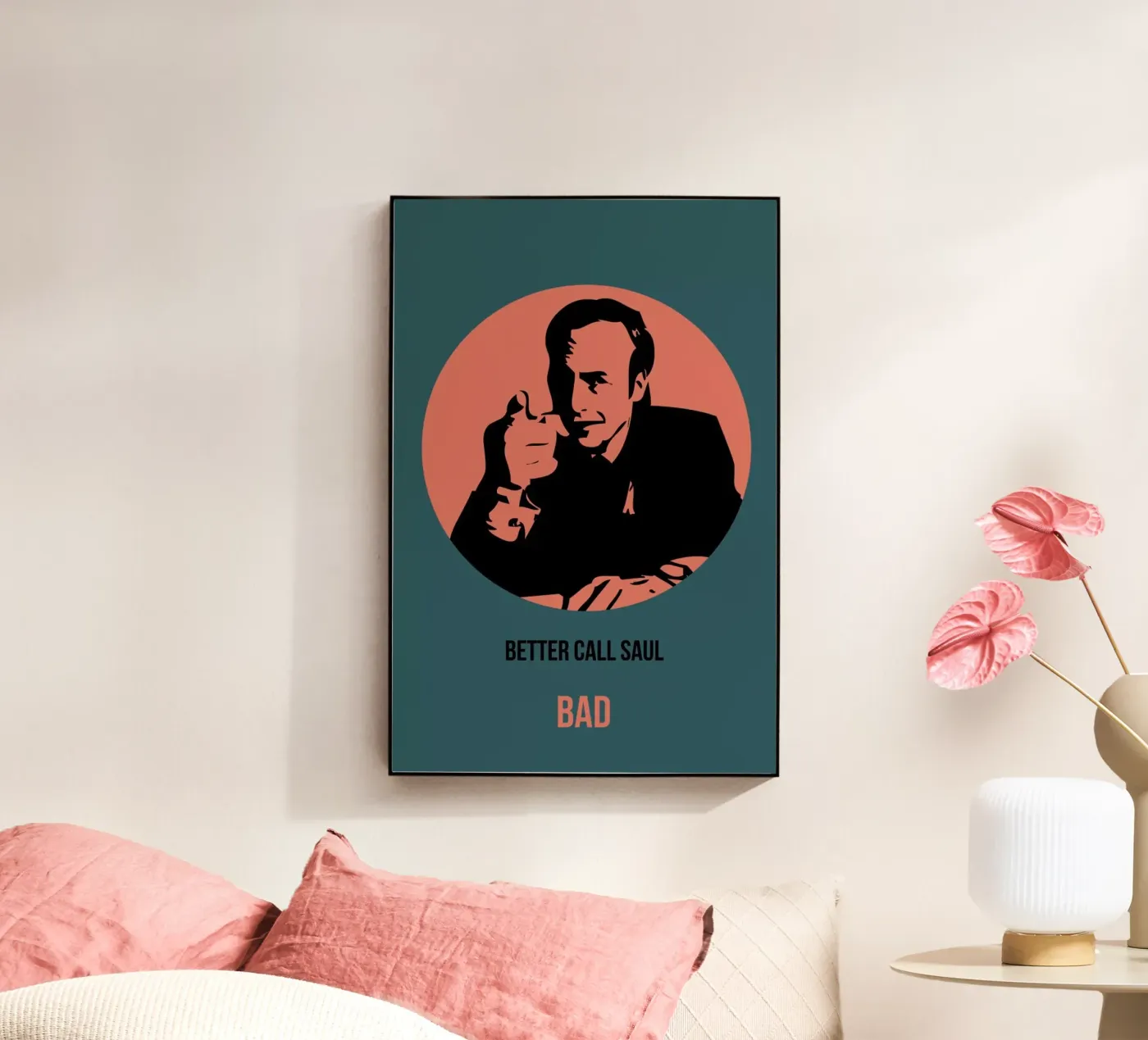 Bad Poster 6 acryl van Naxart