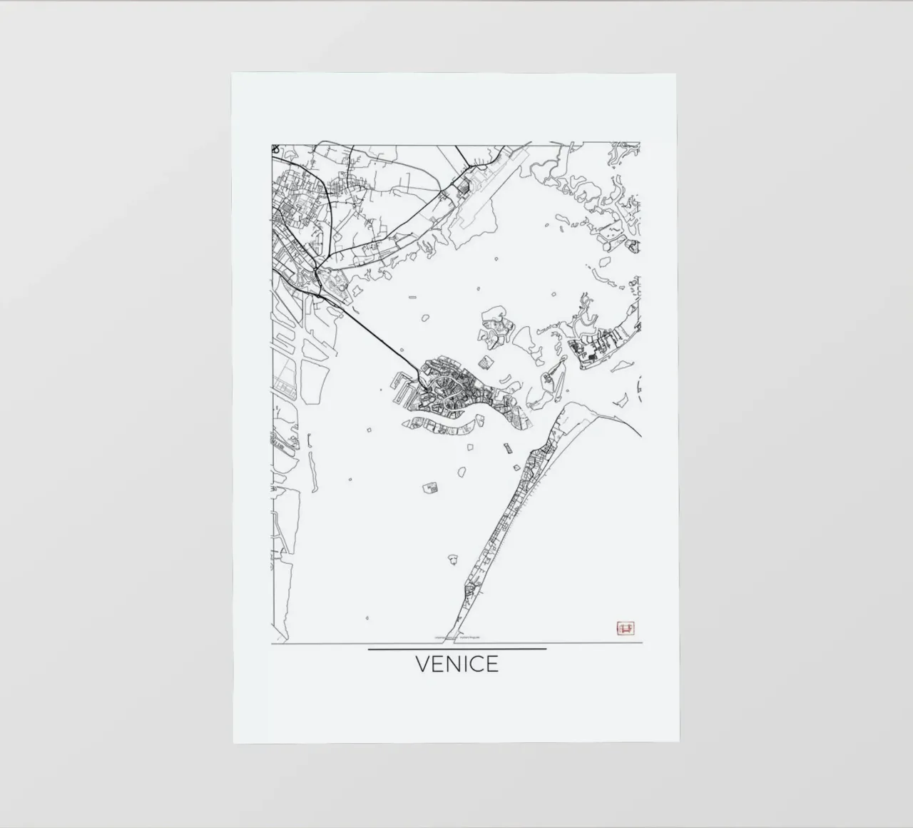 Venice Minimal telo in pvc da Hubert Roguski