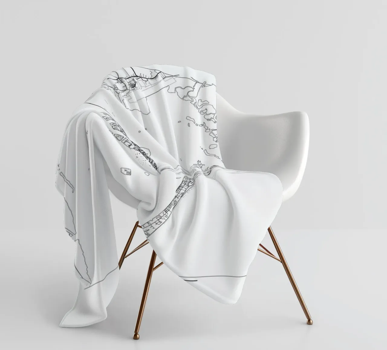 Venice Minimal coperta in pile da Hubert Roguski